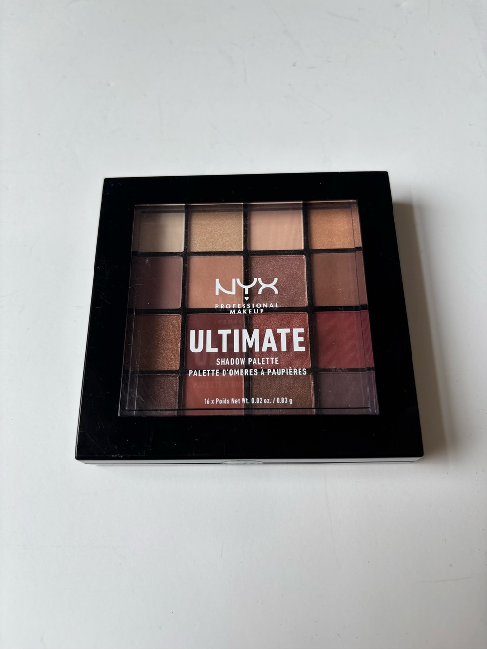 NYX Ultimate Eyeshadow Palette - Warm Neutrals Shadow Palette - Sealed